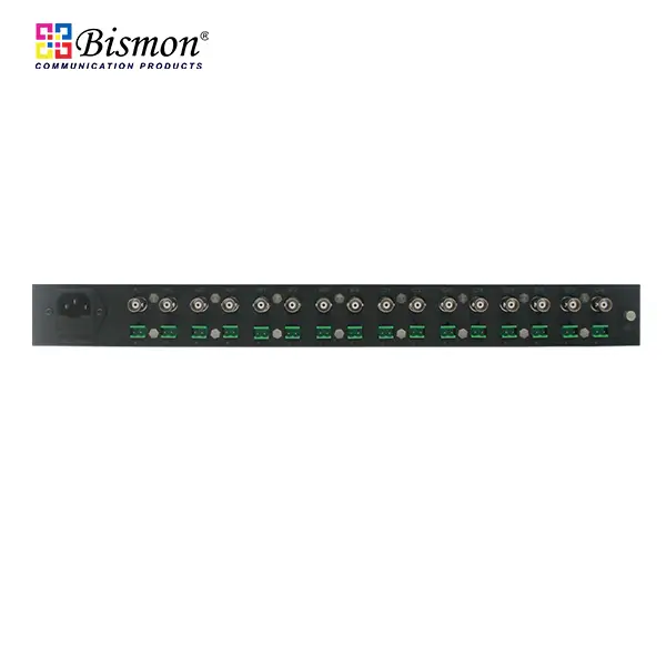 16-Ch Ethernet Extender Hub IP over 2-wire up to 1,000m